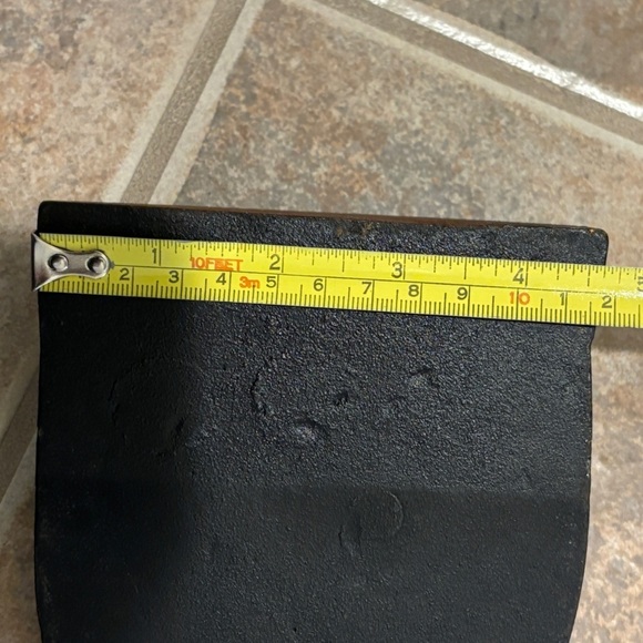 Vintage Cabin Scene Cast Iron Bookends 1920s 1930s Rustic Cottage Farmhouse - Picture 7 of 7